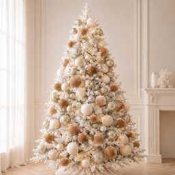 Gold Velvet Christmas Balls Handmade Glitter Ornaments, Set Of 12 - thumbnail 2