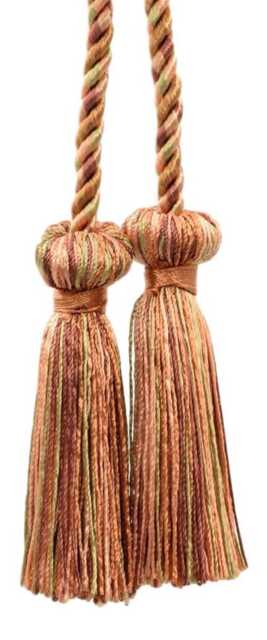 "D??copro Double Tassel Curtain & Drapery Tieback/Holdback, 3"" - 7.5cm, 27"