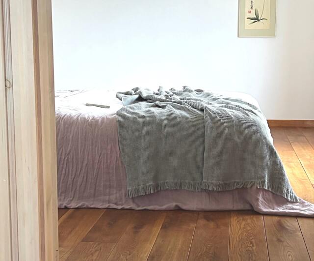 Dusty Rose Linen Duvet Cover Organic Bedding - image 1