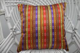 Personalized Pillow, Kilim Pillow Cases, Pillows, 16x16 Cute Throw Cushion Case, Double Sided Striped Covers, 6