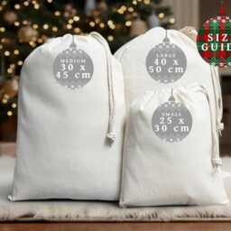 Personalised Christmas Stocking For Dogs - Tartan Pet Santa Sack Cotton Drawstring Bag - thumbnail 3