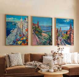 Set Of 3 Liverpool Posters, UK Travel Prints, City Art, Wall Decor Poster Set, Modern Prints For Home Or Gift - thumbnail 1