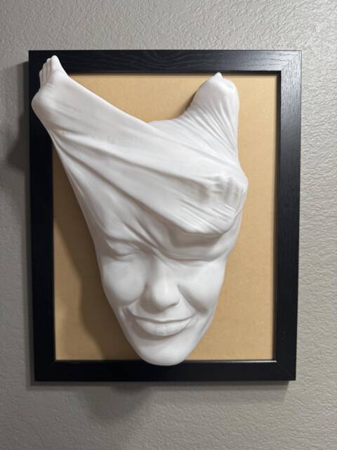 Abstract Sculpture, Wall Art, Unique Decor, Surrealism 3D Sculpture - image 1