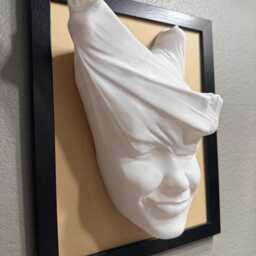 Abstract Sculpture, Wall Art, Unique Decor, Surrealism 3D Sculpture - thumbnail 2