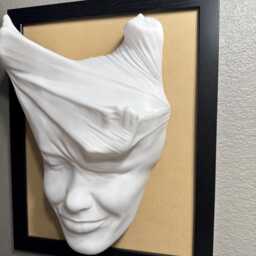 Abstract Sculpture, Wall Art, Unique Decor, Surrealism 3D Sculpture - thumbnail 3