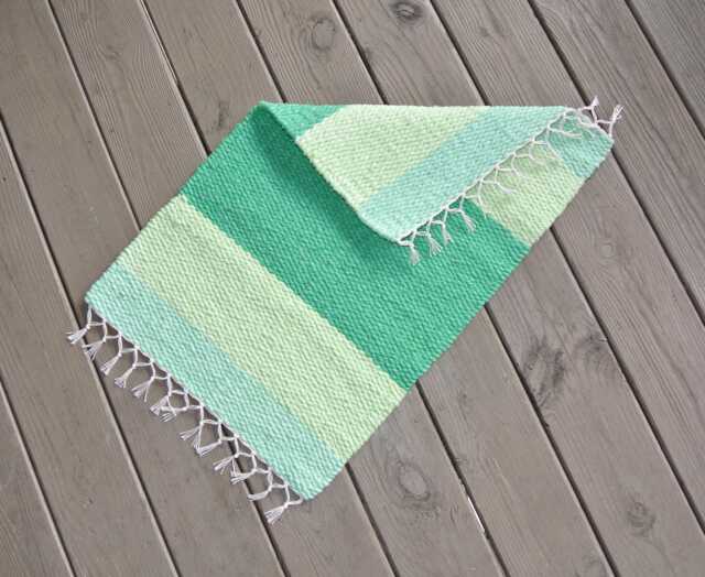 "Hand Woven Rug - 18"" X 28" - image 1
