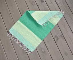 "Hand Woven Rug - 18"" X 28" - thumbnail 1