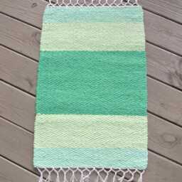 "Hand Woven Rug - 18"" X 28" - thumbnail 2