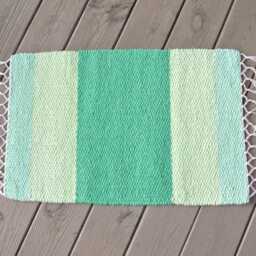 "Hand Woven Rug - 18"" X 28" - thumbnail 3