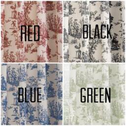 Toile D'jouy Towel French Country Bath Decor - thumbnail 2