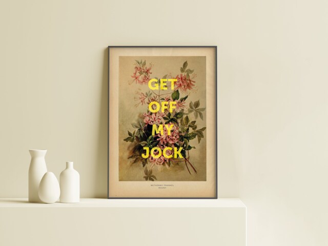 Bethenny Frankel Quote Poster Real Housewives Rhony Vintage Botanical Print - image 1