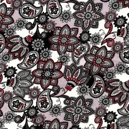 Bali Flower Paisley Designer Cushion Cover Fits An 18 - thumbnail 2