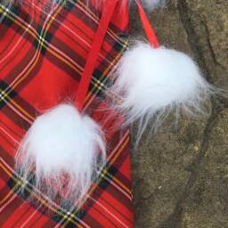 Royal Stewart Tartan Christmas Stocking - thumbnail 3