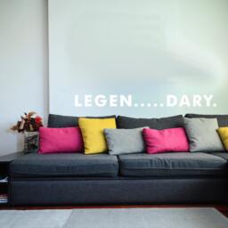 Legendary Quote Wall Decal - Custom Vinyl Art Sticker - thumbnail 3