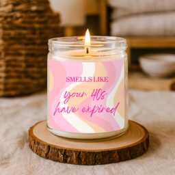 Funny 40Th Birthday Candle - Gift Present - thumbnail 1