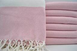"Diamond Towel, Turkish Towel, Light Pink Towel, Peshtemal, 38""x70"