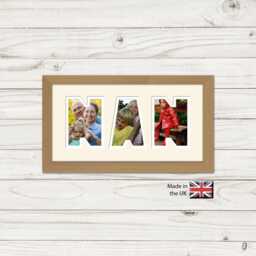 Nan Photo Frame Word Name Frame, Best Mother's Day Gift 36-Aa By Photos in A Word - thumbnail 1