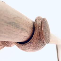 Gorgeous Reclaimed Wood Style Rustic Curtain Rod Rail Poles in Various Sizes & Widths That Can Be Cut To Size If Required - thumbnail 3