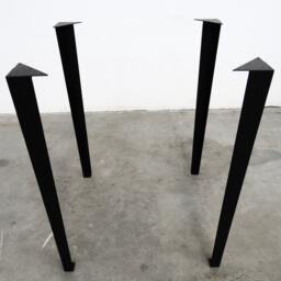 "Counter & Bar Height Table Legs -steel Tapered - Set Of 4 , Custom 33""To 42" - thumbnail 2