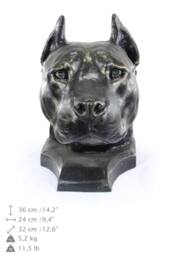 American Stafforshire Bull Terrier - Cropped, Dog Big Heads Statue, Limited Edition, Artdog - thumbnail 1
