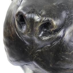 American Stafforshire Bull Terrier - Cropped, Dog Big Heads Statue, Limited Edition, Artdog - thumbnail 4