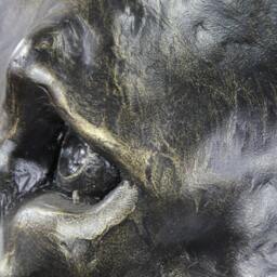 American Stafforshire Bull Terrier - Cropped, Dog Big Heads Statue, Limited Edition, Artdog - thumbnail 2
