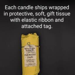 Beeswax Candles - Short Bee Pillar 100% Pure Candle - thumbnail 4