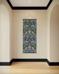 William Morris Strawberry Thief Tapestry - Wall Hanging Unique Art - thumbnail 1