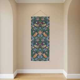 William Morris Strawberry Thief Tapestry - Wall Hanging Unique Art - thumbnail 2