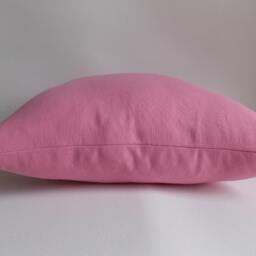 Pink Cotton Canvas Pillow Cover 18'' X Decorative Throw - thumbnail 4