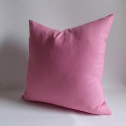 Pink Cotton Canvas Pillow Cover 18'' X Decorative Throw - thumbnail 3