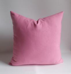 Pink Cotton Canvas Pillow Cover 18'' X Decorative Throw - thumbnail 1