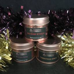 The Christmas Collection, Handmade Candles, Scented Soy Wax Candle Set, Gift Box, Secret Santa - thumbnail 1