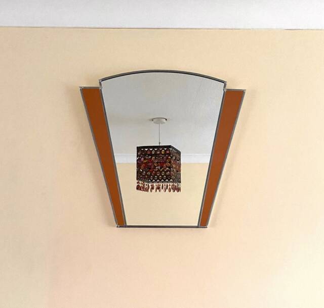 Art Deco Mirror -Copper Brown Selene - image 1