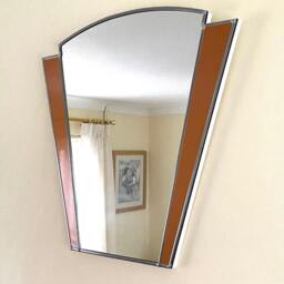 Art Deco Mirror -Copper Brown Selene - thumbnail 2