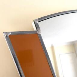 Art Deco Mirror -Copper Brown Selene - thumbnail 3