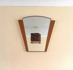 Art Deco Mirror -Copper Brown Selene