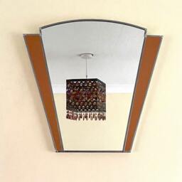 Art Deco Mirror -Copper Brown Selene - thumbnail 4