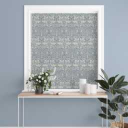 William Morris - Brer Rabbit Slate/Vellum Made To Measure Professionally Roman Blind Designer Home Decor