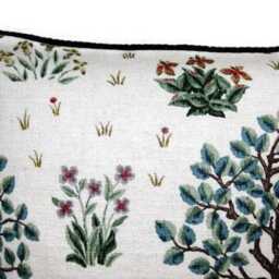 William Morris Orchard Linen Cushion Cover Arts & Crafts Throw Pillow - thumbnail 3