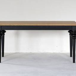 Farmhouse Rustic Dining Table Dine Wood - Handmade Wooden Legs - thumbnail 3