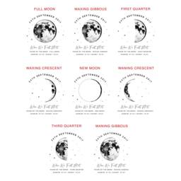 Personalised Special Moment Moon Phase Cushion - thumbnail 2