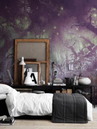 Enchanted Forest Fantasy Landscape Wall Covering, Decor, Adhesive, Repositionable, Removable Wallpaper, Nursery Wall, Decor #68 - thumbnail 1
