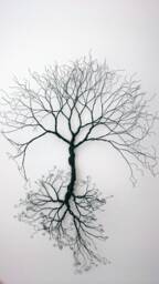Custom Made-Wire Wall Art Tree Of Life - Decoration-Wire Art-Wall Art- Decorative Art-Home Decor-Aniversarry Gift - thumbnail 1