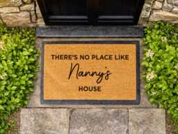 Nanny's House Doormat - Custom Mother's Day Gift Elegant Welcome Rug