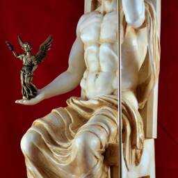 Zeus The Greatest Sculpture Statue Greek Big Size Patina - thumbnail 3