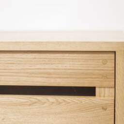Kunsst Oak Tv Unit, Tv Cupboard, Cabinet, Vinyl Records Stand, Solid Wood, Oak - thumbnail 4