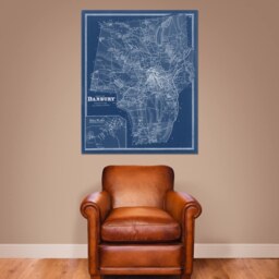 Antique Map Print Danbury, Connecticut - Vintage Wall Art - thumbnail 2
