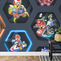 Gaming Room Mural, Game Character Wall Decal, Peel & Stick Wallpaper - thumbnail 3