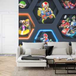 Gaming Room Mural, Game Character Wall Decal, Peel & Stick Wallpaper - thumbnail 2